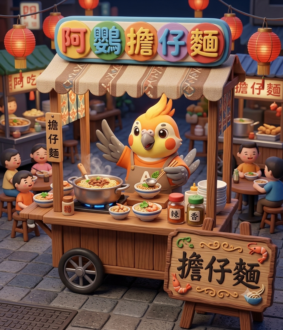阿鸚擔仔麵 (3D)